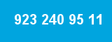 923 240 95 11 923 240 95 11